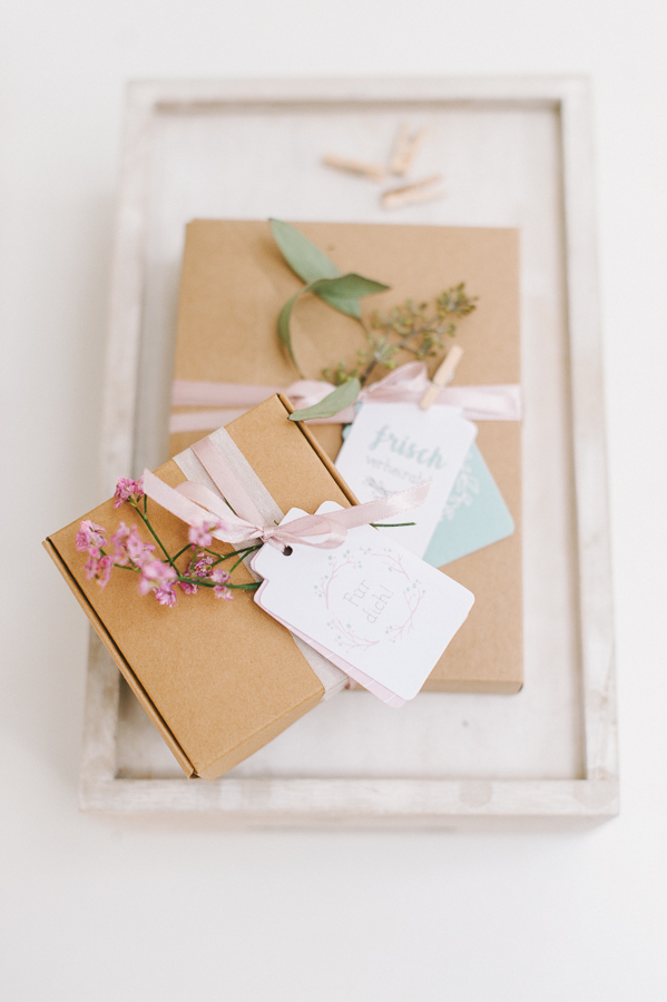 Kraftpapier Geschenkschachtel
