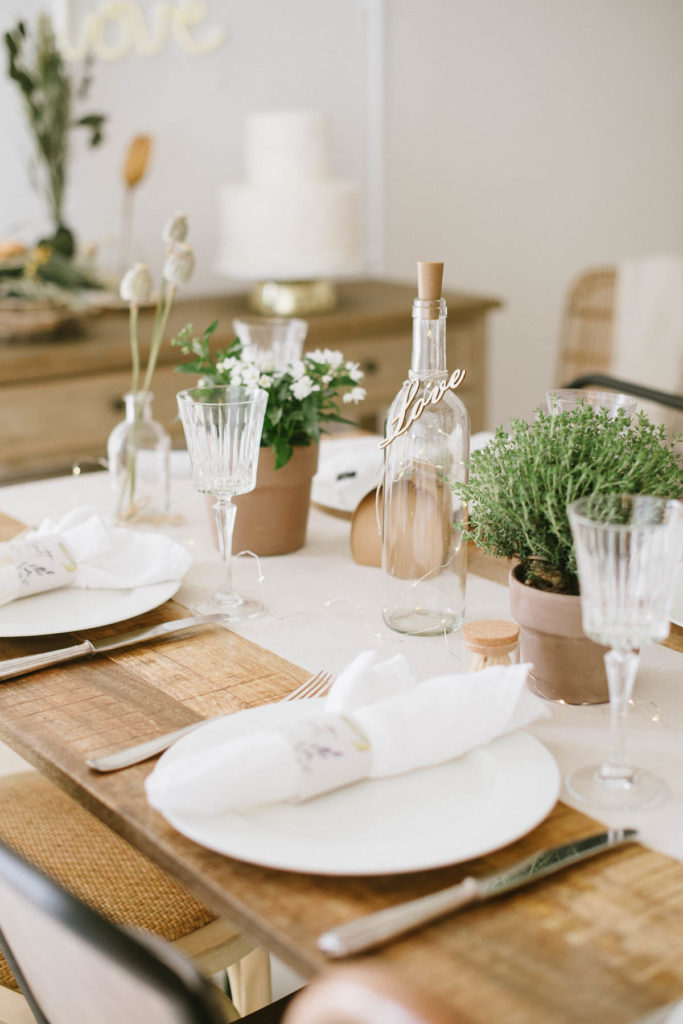 Hochzeit Deko ohne Kerzen